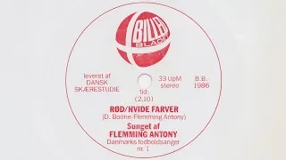 Rød/Hvide Farver - Flemming Antony - Billed Bladet - 1986