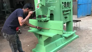 Hydraulic Iron Cutting 2in1 Cutting + Bending Press Machine. JABBAL 98143 70495, 98143 40495.