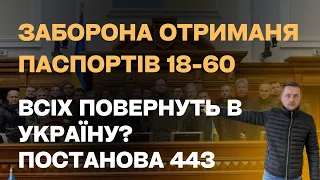 Кабмін заборонив пересилати за кордон паспорти для чоловіків призовного віку. РОЗКРИВАЮ ПРАВДУ