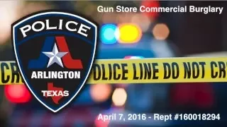 Surveillance Video Gun Store Burglary