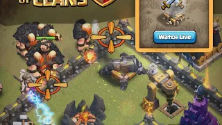 Live Attack In Clan WAR of COC | 💯 % Fail to 3 Star ⭐ | Clash of clan | #game #gameplay #gaming #coc