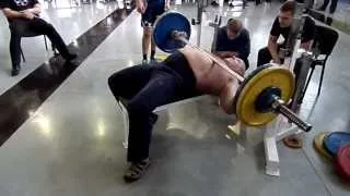 Андрей Гальцов жим лежа 100 кг на 68 раз / Andrey Galtsov Benchpressing 100kg x 68