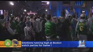 Emotions run high at Boston Celtics watch parties for Game 1 of NBA Finals