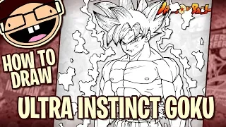 How to Draw ULTRA INSTINCT GOKU (Dragon Ball) | Narrated Easy Step-by-Step Tutorial