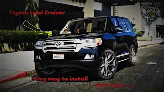 How to install Toyota land cruiser in GTA 5