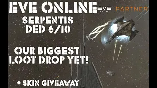 Eve Online Serpentis DED 6/10 1.4 Billion ISK Drop! Low Sec Feast or Famine Life