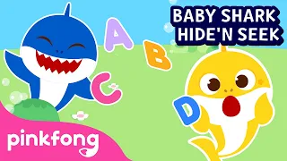 Hide and seek Alphabet with the Shark Family | Baby Shark Story | Pinkfong Cartoon