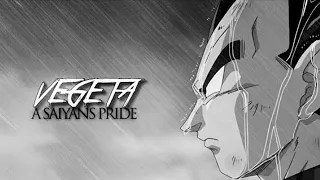 Vegeta|A Saiyan's Pride(Black and white)|Fan Made|The Rusty lion(Fan made)