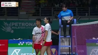 Dejan Ferdinansyah Gloria Emanuelle Widjaja vs Kim Won Jeong   Badminton Petronas Malaysia Open 2023