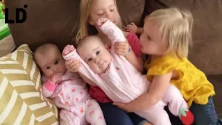 Funniest Moments Of Siblings Playing Together - funny twin babies