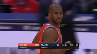 Final Minutes, Oklahoma City Thunder vs New Orleans Pelicans, 12/01/19 | Smart Highlights