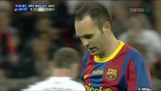 Andres Iniesta vs Manchester United (UCL Final) 2010-11 HD 720p