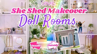 I Am Turning My She Shed into a Doll Room | Room Tour | Makeover