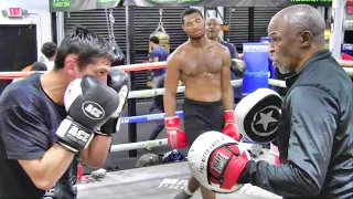 FULL training session w/ Floyd Mayweather & Jeff Mayweather (Mayweather Experience)