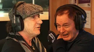 AC/DC - Angus Young and Brian Johnson talk about their physical condition after a show