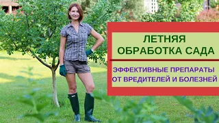 ЛЕТНЯЯ ОБРАБОТКА САДА//эффективные препараты от вредителей и болезней