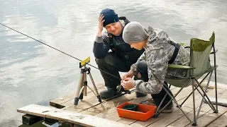 Фидер для начинающих - Глебус познает основы фидера! Наша первая рыбалка с сыном на ФИДЕР!