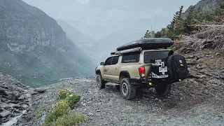 Black Bear Pass with HAIL and RAIN! | Backwoods Overland Camp Ride [PART 1]