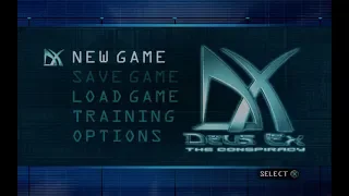 Deus Ex: The Conspiracy - [ Playstation 2 ] - Intro & Gameplay