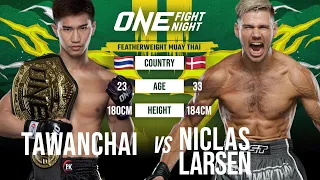INSANE AGGRESSION 😤 Tawanchai’s Muay Thai Battle With Larsen