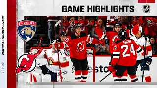 Panthers @ Devils 11/09/21 | NHL Highlights