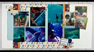 Aquarium Fun - Echo Park - Under the Sea - Two Page Layout