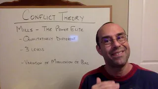 Theory Week 8 video 5 -- Mills and the Power Elite