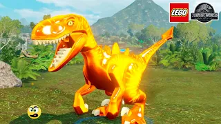 LEGO Jurassic World - Fiz o Velociraptor de Fogo (DINOSSAURO DOS INSCRITOS) parte 17