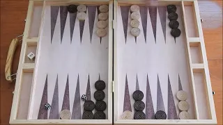 Backgammon practice game no. 2