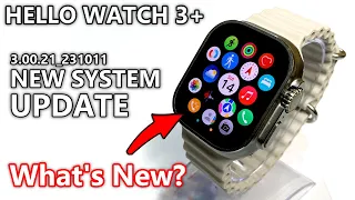 Hello Watch 3 Plus New System Update! What's New? Best Apple Watch Ultra 2 Copy with watchOS 10!