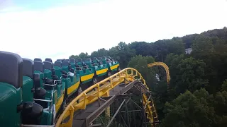 Loch Ness Monster - Busch Gardens Williamsburg - Back Row (4K HD POV) - May 2023