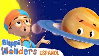 Aprende sobre los planetas | Blippi Wonders | Caricaturas para niños | Videos educativos para niños