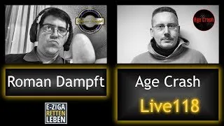 Age Crash & Roman Dampft Live 118 #FrühlingVolleKanne Teil2 Full HD