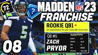 The Zach Pryor Era Begins In Seattle - Madden NFL 23 Seahawks Franchise - Ep. 8