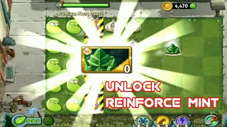 Plants vs Zombies 2 How to Unlock Plants Reinforce Mint Without Collect Seed Packets and Diamond