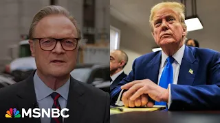 ‘A crazy look, a crazy face": Lawrence O’Donnell describes face off with Trump in court