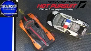 Hot Wheels | NFS Hot Pursuit | E3 Reveal Trailer | Stop Motion