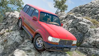 Cars vs Cliff Roads #15 - BeamNG DRIVE | SmashChan