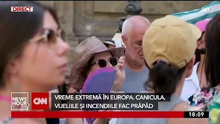 Vremea la extreme face ravagii în Europa. Incendii, grindină, furtuni puternice și caniculă