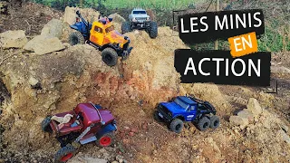 Les crawlers 1/18 et 1/24 en action .