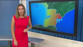 Previsão do Tempo para Curitiba no Paraná TV 2ª Edição (27/01/2017)