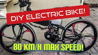 DIY Electric Bike 80km/h Using 3000W Planetary Brushless Motor