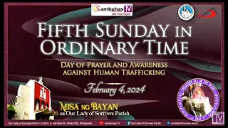 Our Lady of Sorrows Parish | Fifth Sunday in Ordinary Time | February 4, 2024, 7:30AM