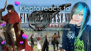 Klepto reacts to the new FF7 Rebirth theme song announcement trailer