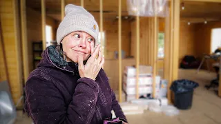 She’s DONE?? // Couple Builds House ALONE - Ep. 57