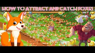 How to catch FOXES in Hay day| New Update 2022|*EASY* the Foxes Fox Trap Redesign. |Fatima Hay Day.