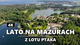 Lato na Mazurach z lotu ptaka w 4K | Summer in Masuria 4K