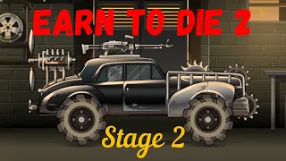 Earn to Die 2. Stage 2. Retro Car Speedrun