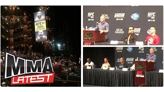 UFC 189 - Press Conference Conor McGregor Highlights and Fan Reactions