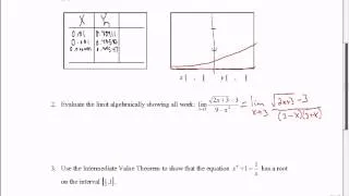 Mr Joyce - Calculus AP Limits Review